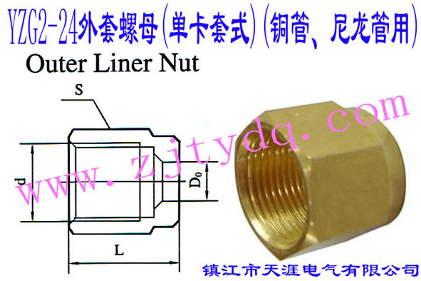 YZG2-24ĸ(οʽ)(~)Outer Liner Nut